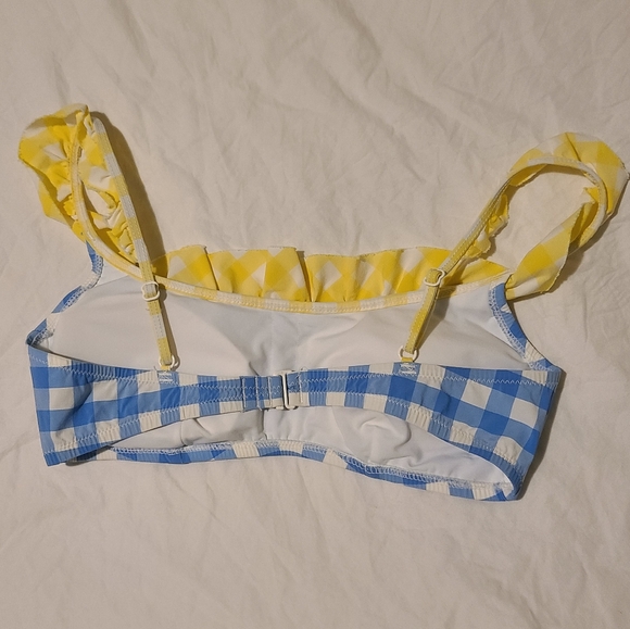 j crew • gingham ruffle bikini - Picture 5 of 12